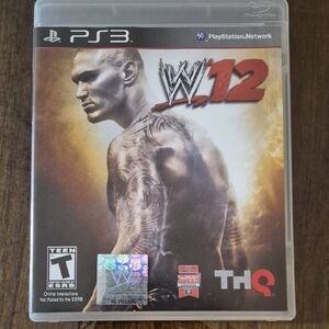 HQ WWE 12 for PS3 - Red and Black Cover